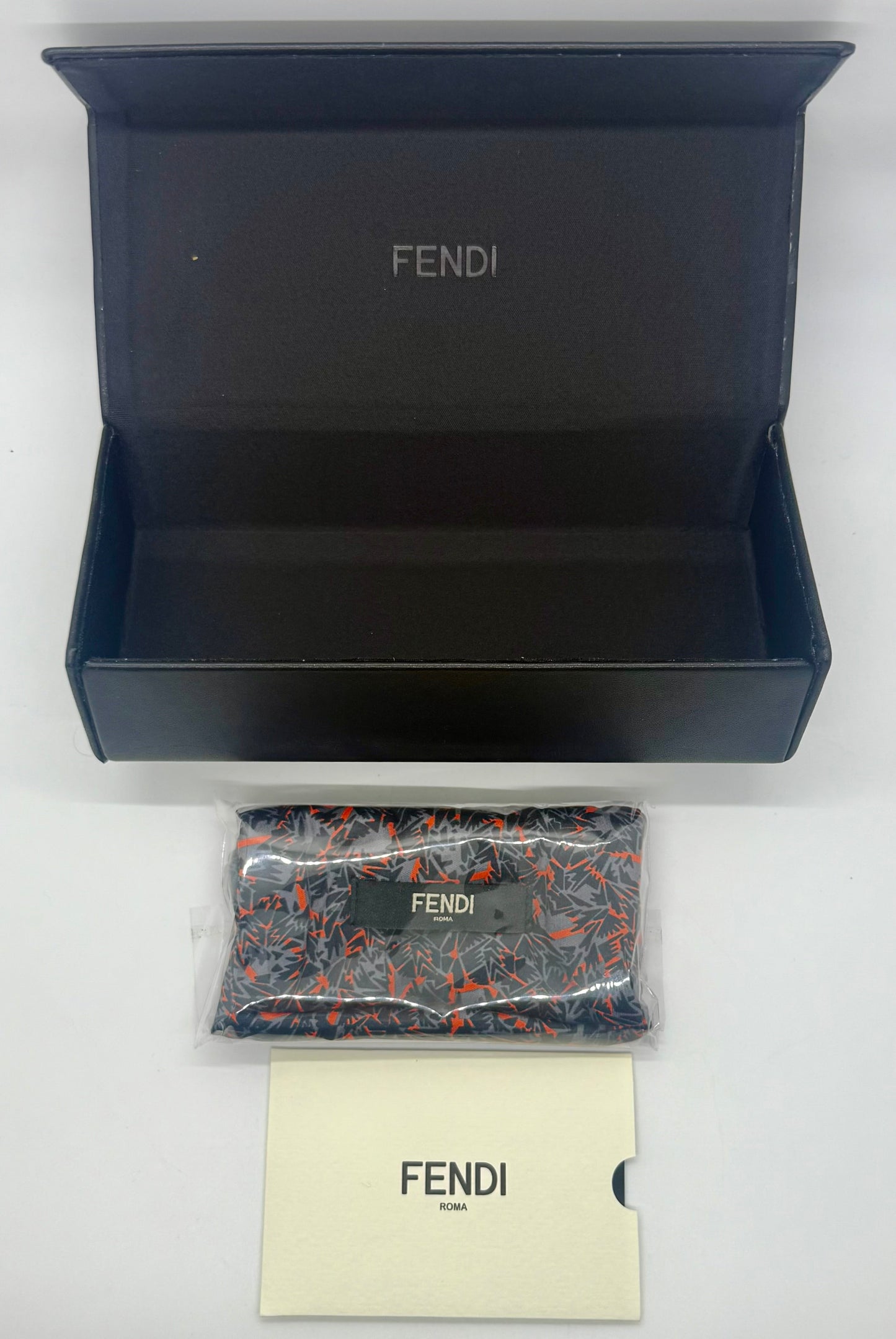 FENDI Y2K Vintage Deadstock Eyewear Case Full Kit – Box & Pouch