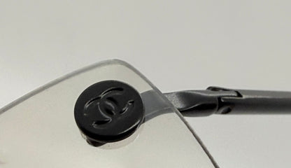 Chanel 4047 C.170/8G Y2K Vintage Sunglasses-Unworn All Original-Rimless-62mm