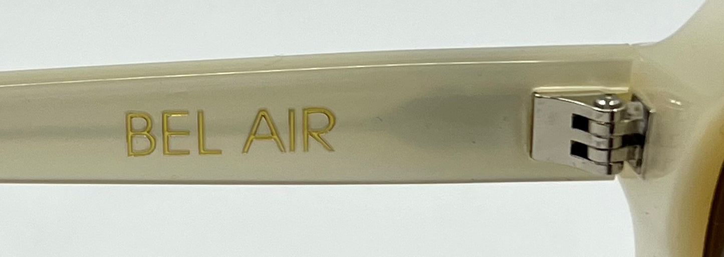 Wildfox Bel Air Oversized Round Sunglasses Ivory Acetate Brown Lens-Deadstock