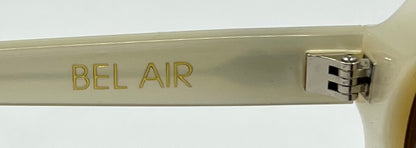 Wildfox Bel Air Oversized Round Sunglasses Ivory Acetate Brown Lens-Deadstock