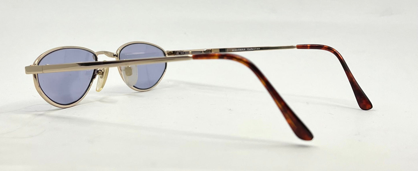 Madonna Collection “Paola” Vintage Sunglasses-New Solid Lavender Custom Lenses–Unworn