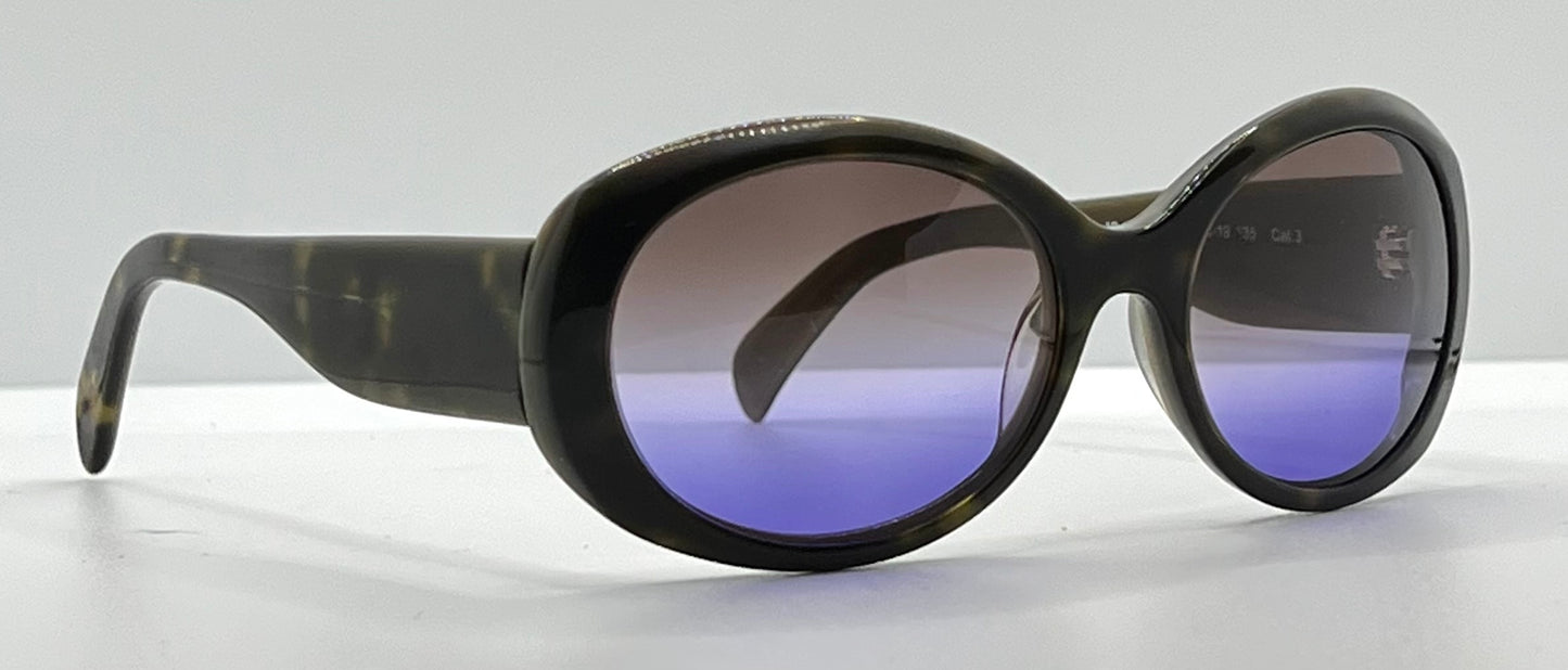 Red Paris Rp 4245 012 W|New, Custom Tri-Gradient Gold|Grey|Purple Lenses-50Mm-France
