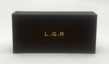 L.G.R Reunion III Glacier Sunglasses 49-22 Pink Leather Shields – Full Kit – Unworn