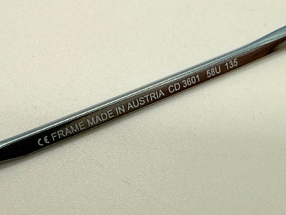 Christian Dior CD 3601 58U Y2K Vintage Sunglasses w/New Solid Tinted Custom Lenses-Austria