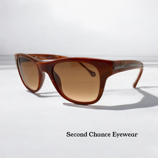 Vintage Ermenegildo Zegna Sz 3587 Havana Gradient Sunglasses – Nos