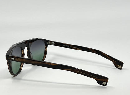 Entourage of 7 Fegan Sunglasses w|New Grey|Green Custom Gradient Lenses-New|Unworn-Full Kit-handmade in Japan