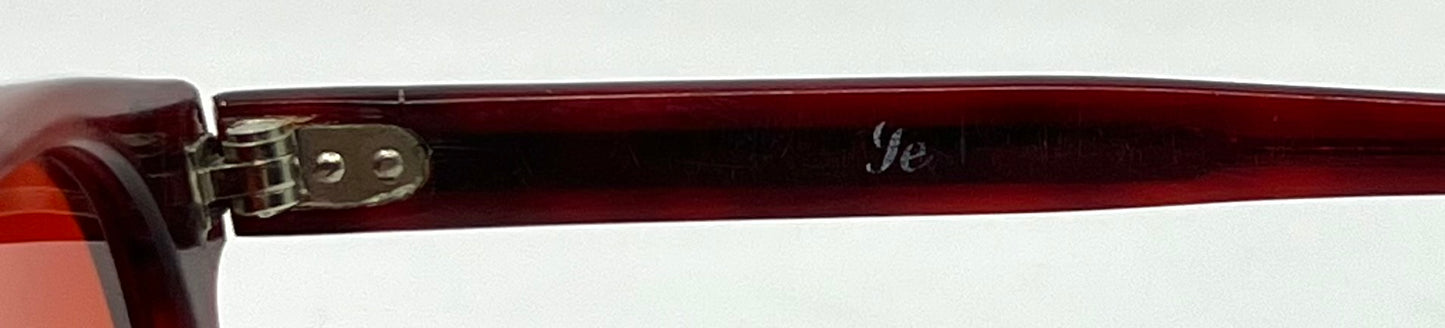 The 1980S Persol Ratti P 51|72 Vintage Sunglasses W|New Crimson Gradient Tinted Custom Lenses