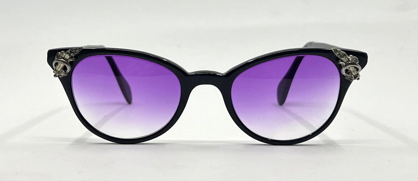American Optical Vintage Cat-Eye Sunglasses 5 1/2 – Purple Gradient Customs