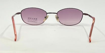 Ralph Lauren 974/S Oval-Pink Metal Sunglasses-Y2K Vintage-Unworn
