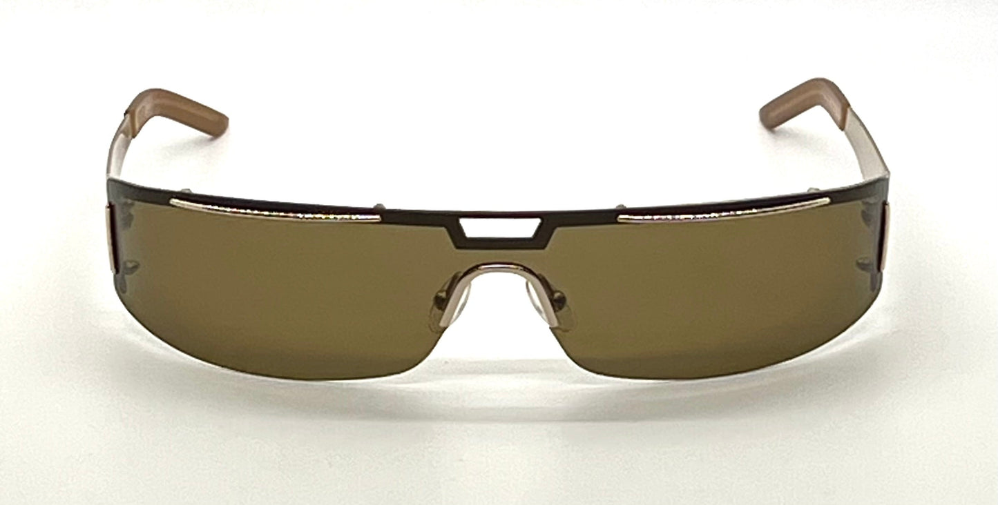 Basile BA4303 Shield Sunglasses Unworn NOS Made in Italy Y2K