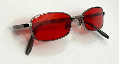 Chloé CL 1104 C04 Y2K Vintage Sunglasses w/New Crimson Red Custom Lenses-France