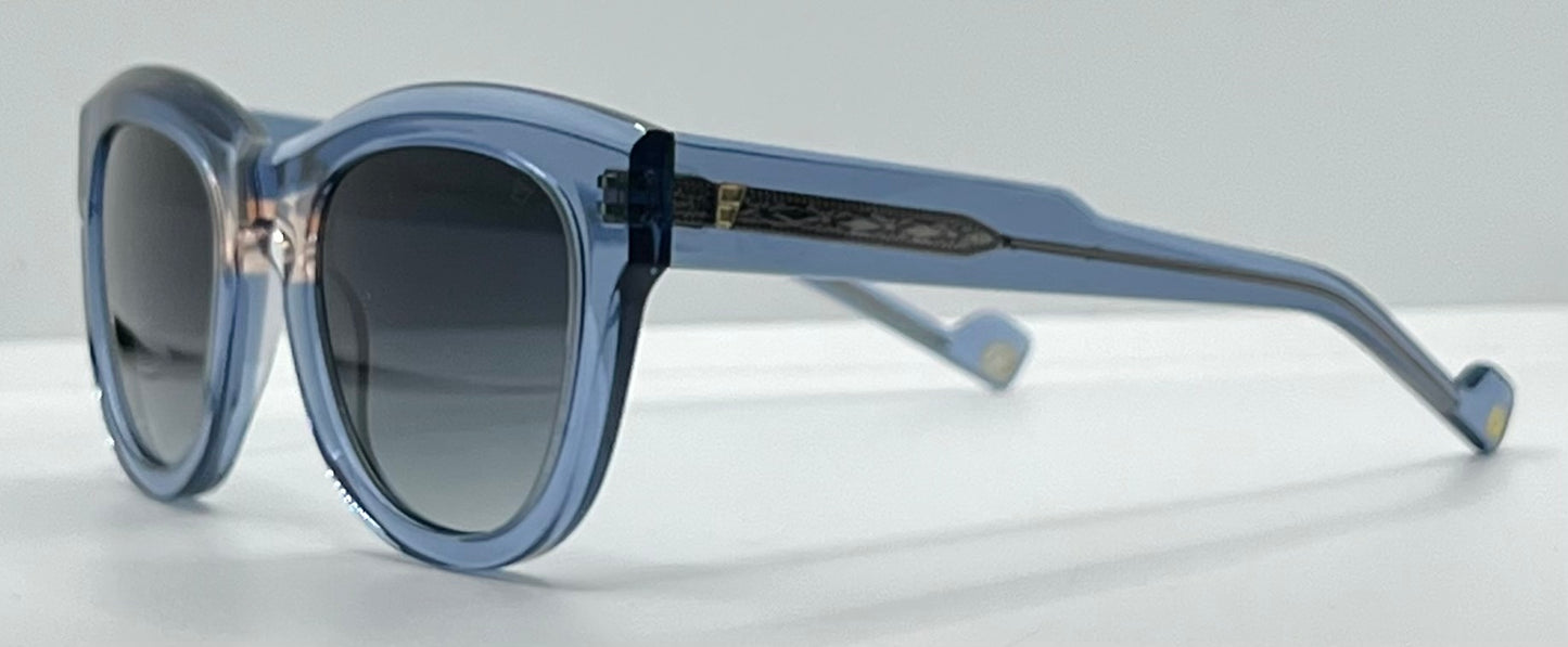 Entourage of 7 Sycamore-Ice Blue 51-24-142 Grey Gradient Sunglasses-New|Unworn