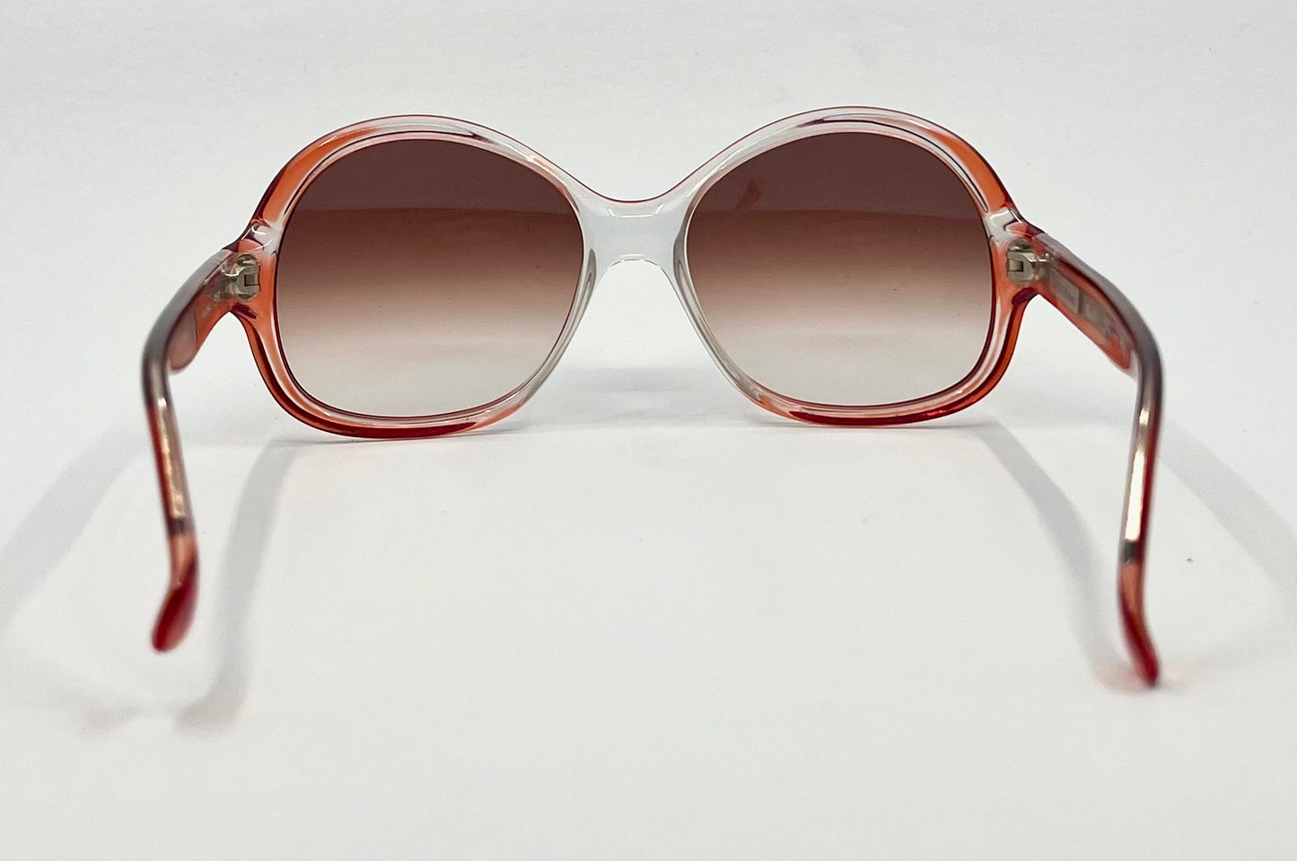 Lanvin OLB5 France-Oversized Round VINTAGE Sunglasses w/New Gradient Custom Lenses