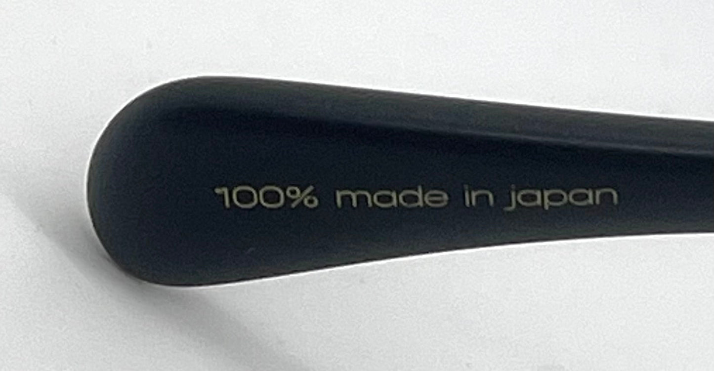 Benjamin “James” Matte Black Sunglasses | Made in Japan | Custom Gradient Lenses | Full Kit |
