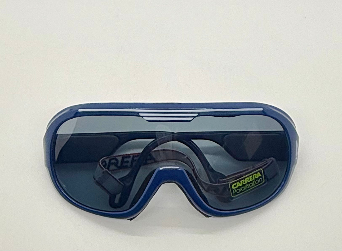 Vintage Carrera Polarisation Shield Sunglasses – Navy Blue – Unworn Deadstock (Austria)