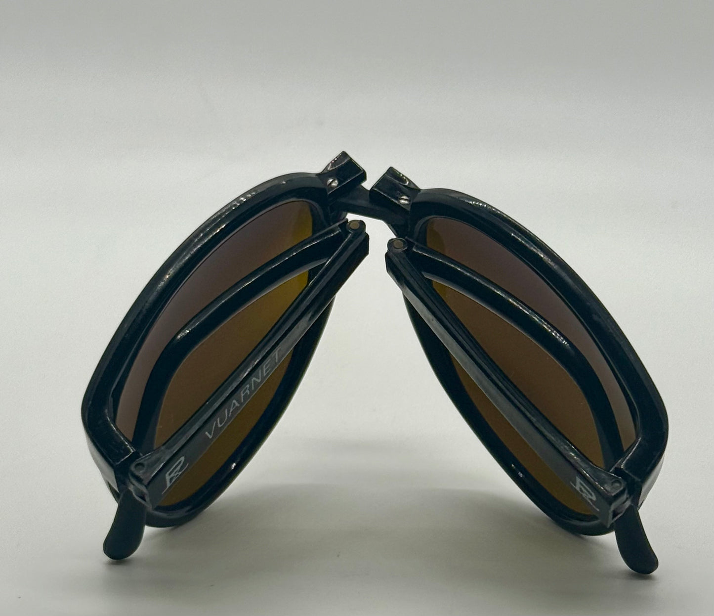 Vuarnet 4502 VINTAGE Folding Sunglasses-Black Gradient Mineral Lenses/France-Case