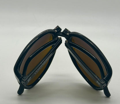 Vuarnet 4502 VINTAGE Folding Sunglasses-Black Gradient Mineral Lenses/France-Case