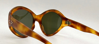 Enny Paris Vintage Mid-Centuryvfrench Sunglasses – Berko’S Custom Green Lenses