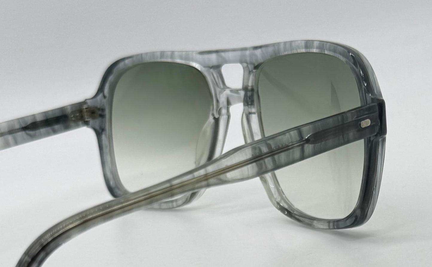 Sro 140 Handmade Usa Vintage Sunglasses W| New, Custom Gradient Aquamarine Lenses