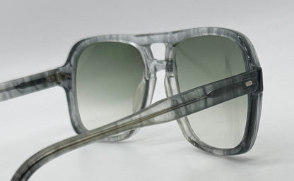 Sro 140 Handmade Usa Vintage Sunglasses W| New, Custom Gradient Aquamarine Lenses