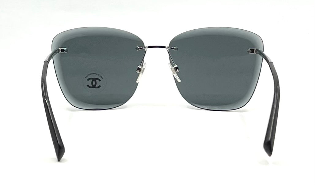 Chanel 4221 Rimless Sunglasses Y2K Vintage CC Lens 65-15 Italy Unworn