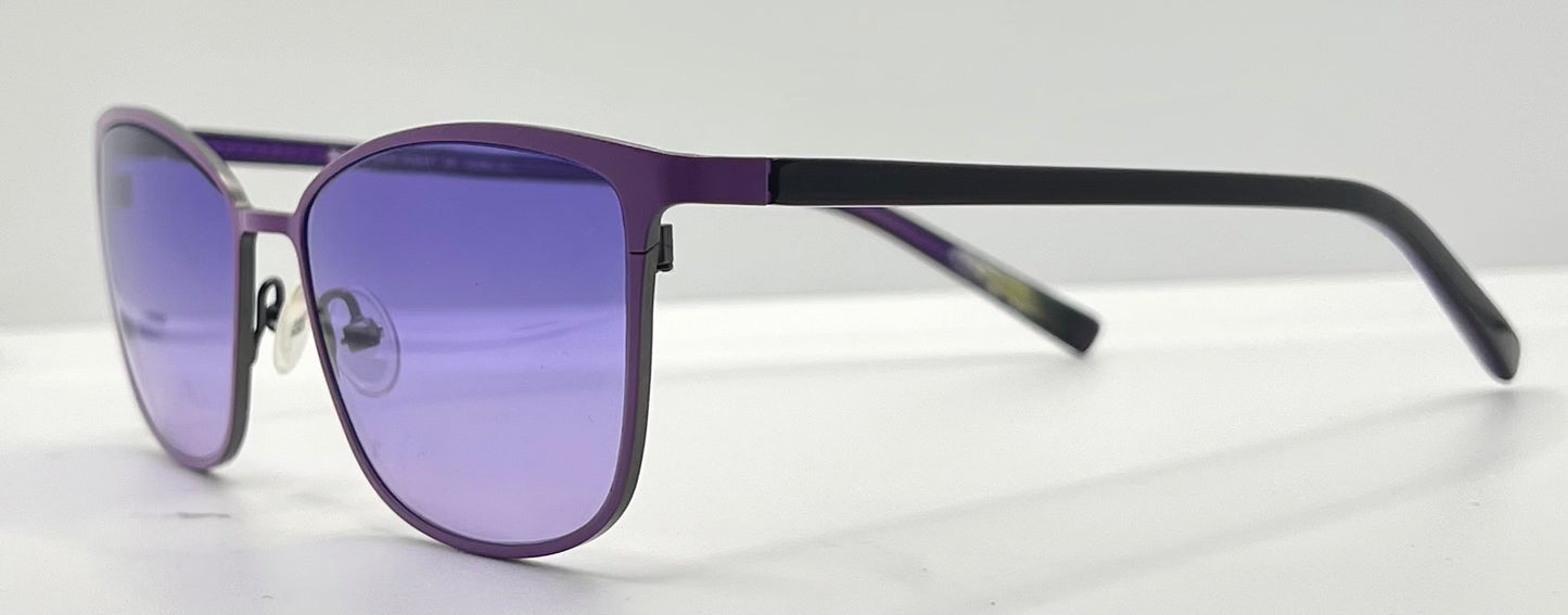 Kung Fu Eyes Sophia 159 Purple Titanium Sunglasses w|New, Custom Gradient Lenses