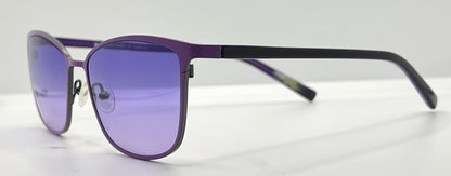Kung Fu Eyes Sophia 159 Purple Titanium Sunglasses w|New, Custom Gradient Lenses