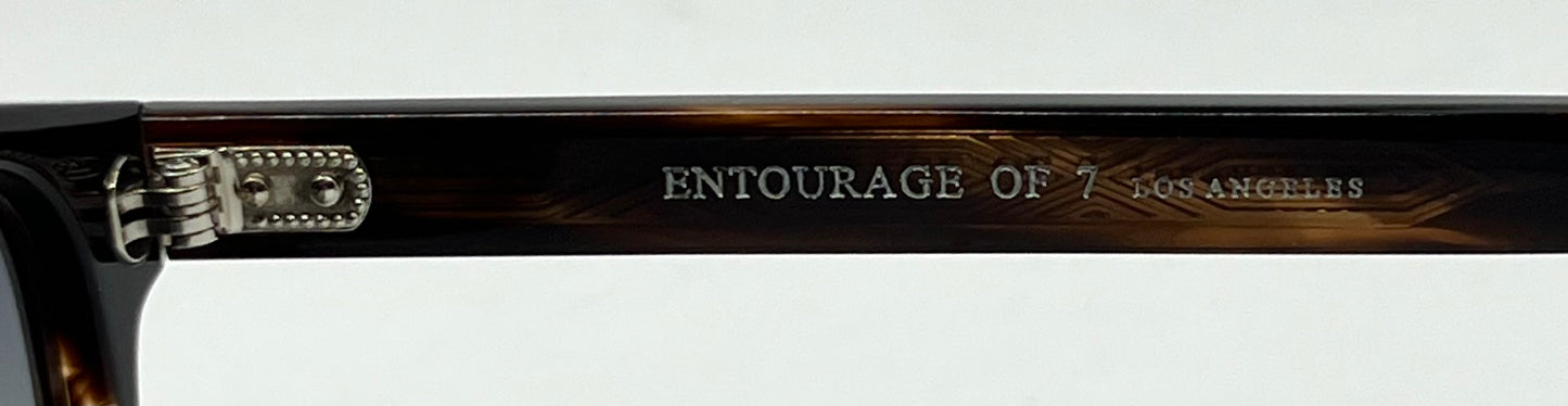 Entourage of 7 Fegan Sunglasses w|New Grey|Green Custom Gradient Lenses-New|Unworn-Full Kit-handmade in Japan