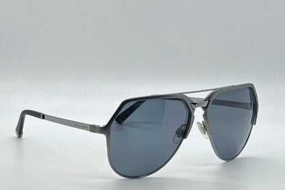 Dolce & Gabbana DG2151 1108/81 59mm-Gunmetal Aviator Sunglasses-made in Italy-Full Kit