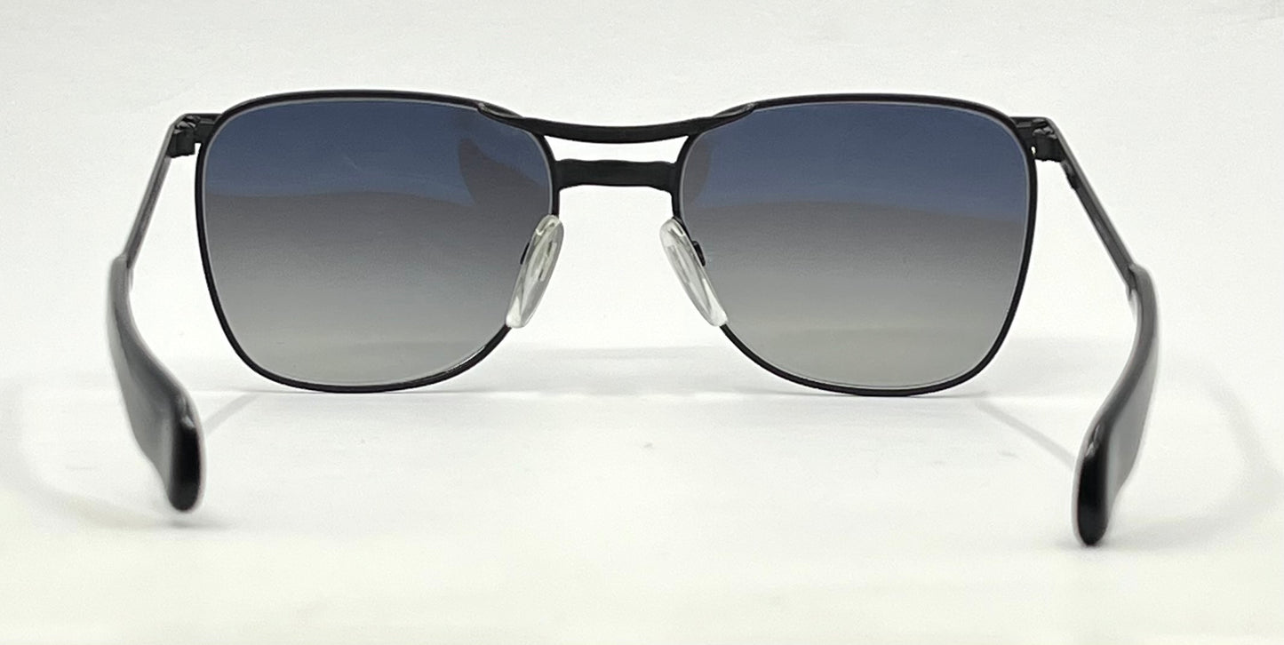 Safilo TEAM 7703 003-Y2K Vintage Sunglasses-New Smoke/Blue Custom Gradient Lenses