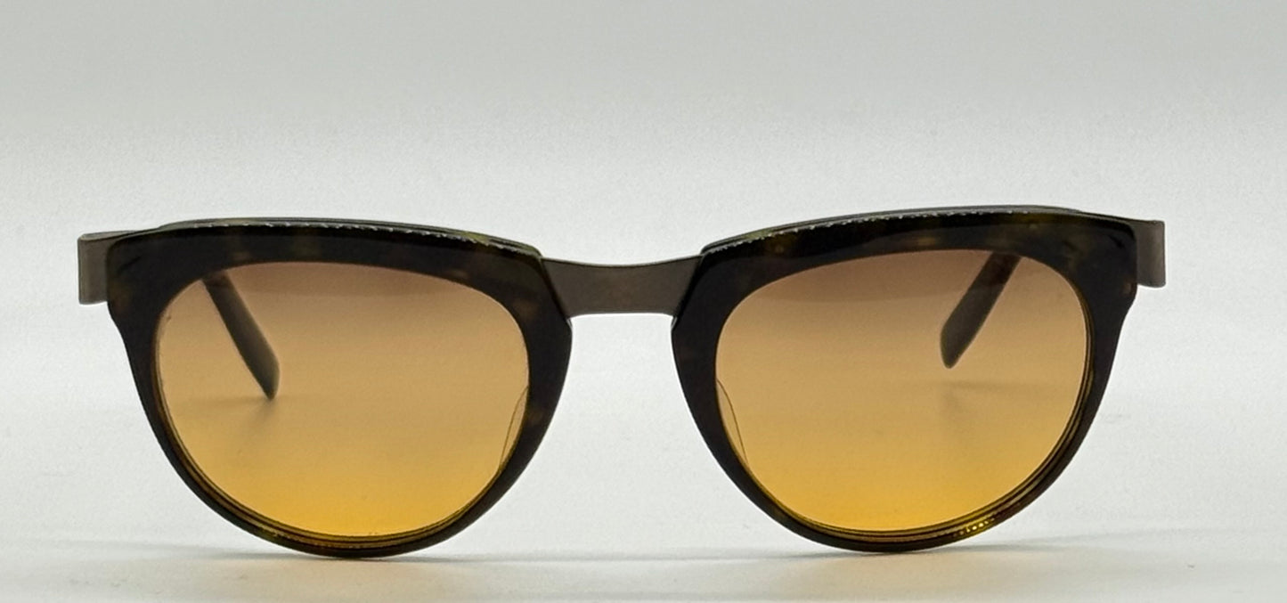 Morgenthal Frederics Maya Sunglasses – Handmade In Japan – Titanium & Acetate – Berko’S Designs Custom Gradient Lenses – New Full Kit