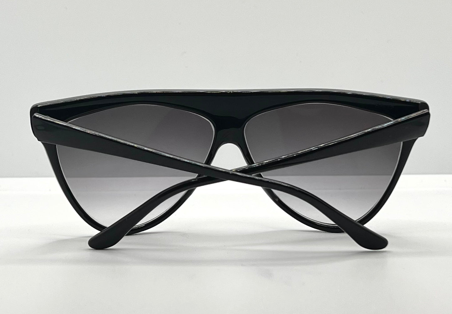 Christian De Rozi – Handmade Vt-Brown Pearl Cat-Eye Sunglasses-Deadstock-Original Gradient Lenses-Vintage