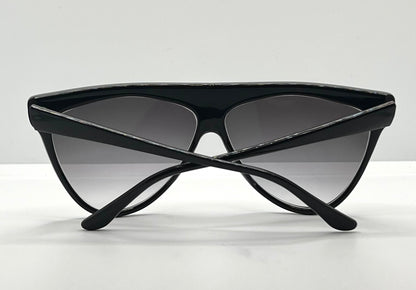 Christian De Rozi – Handmade Vt-Brown Pearl Cat-Eye Sunglasses-Deadstock-Original Gradient Lenses-Vintage