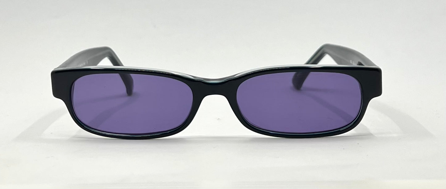 Gucci GG1181 M4X Y2K Vintage Sunglasses/Deadstock-New Solid Purple Custom Lenses-Italy