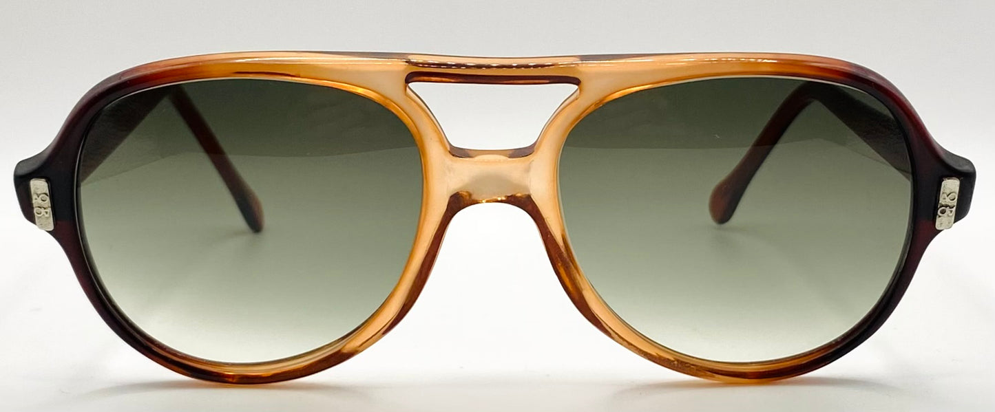 Vintage American Optical Flexi-Fit 6M Z87 Safety Glasses-Deadstock w|New, Custom Gradient Aquamarine Berko’s Designs Lenses