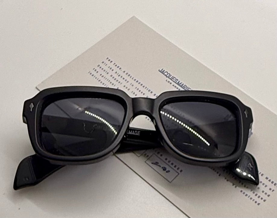 Jacques Marie Mage TAOS HOPPER in VADER Sunglasses-Ltd 250-FULL KIT-Unworn-Rare