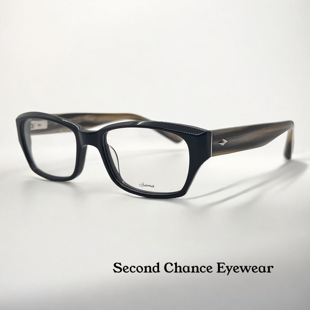 Sama Eyewear Arte 3 Eyeglasses-Brand New W|Original Snake Skin Case-55Mm- Made In Japan