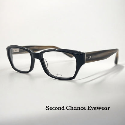 Sama Eyewear Arte 3 Eyeglasses-Brand New W|Original Snake Skin Case-55Mm- Made In Japan