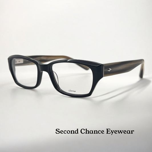 Sama Eyewear Arte 3 Eyeglasses-Brand New W|Original Snake Skin Case-55Mm- Made In Japan