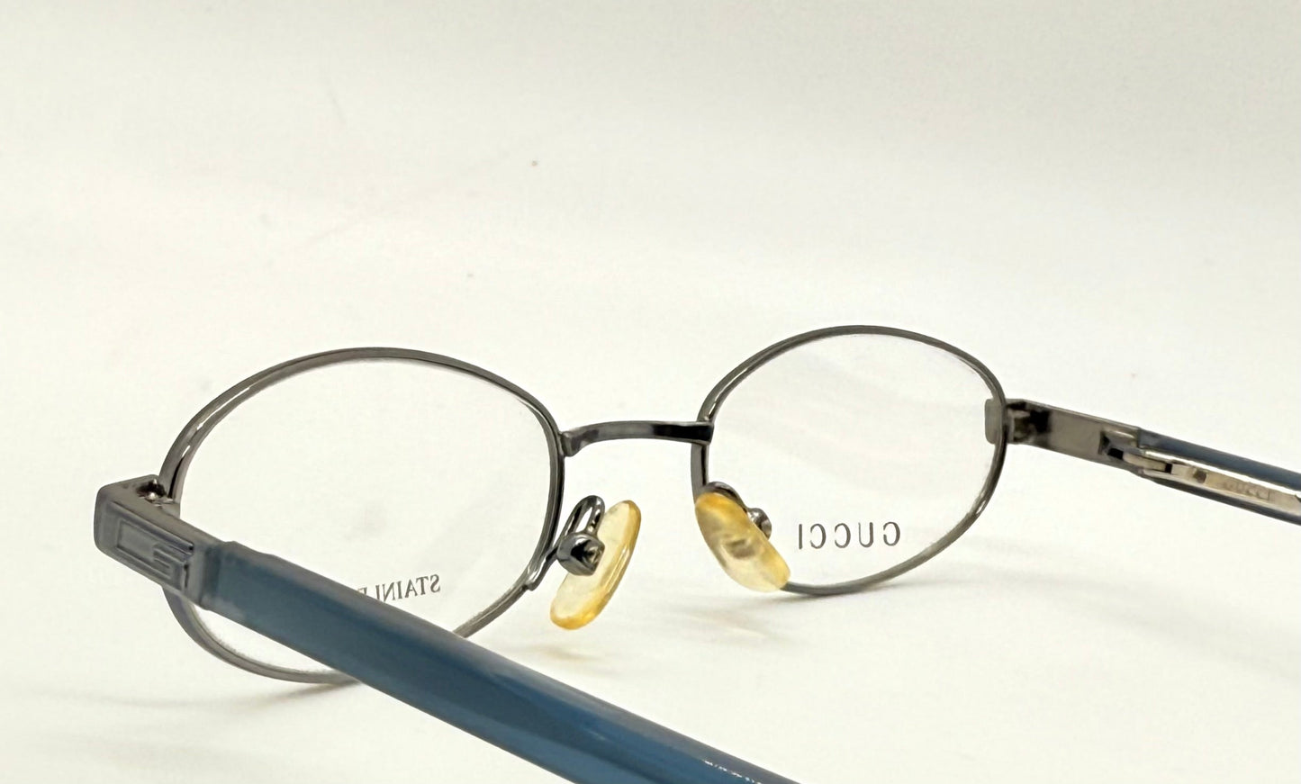 Gucci GG 2679 RV3 Stainless Steel Oval Frames-Vintage Unworn-Italy