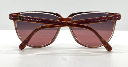 Ysl Diomed 333V Sunglasses W|New, Custom Gradient Lavender To Rose Lenses-France