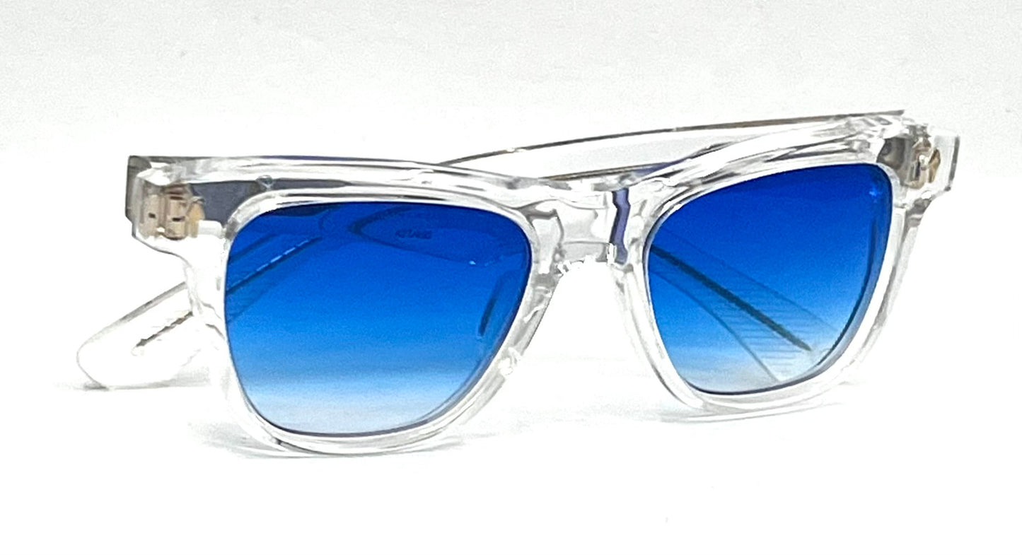 Jacques Marie Mage FITZGERALD in CLEAR 2-Limited 450-Full Kit-Blue Gradient Custom Lenses