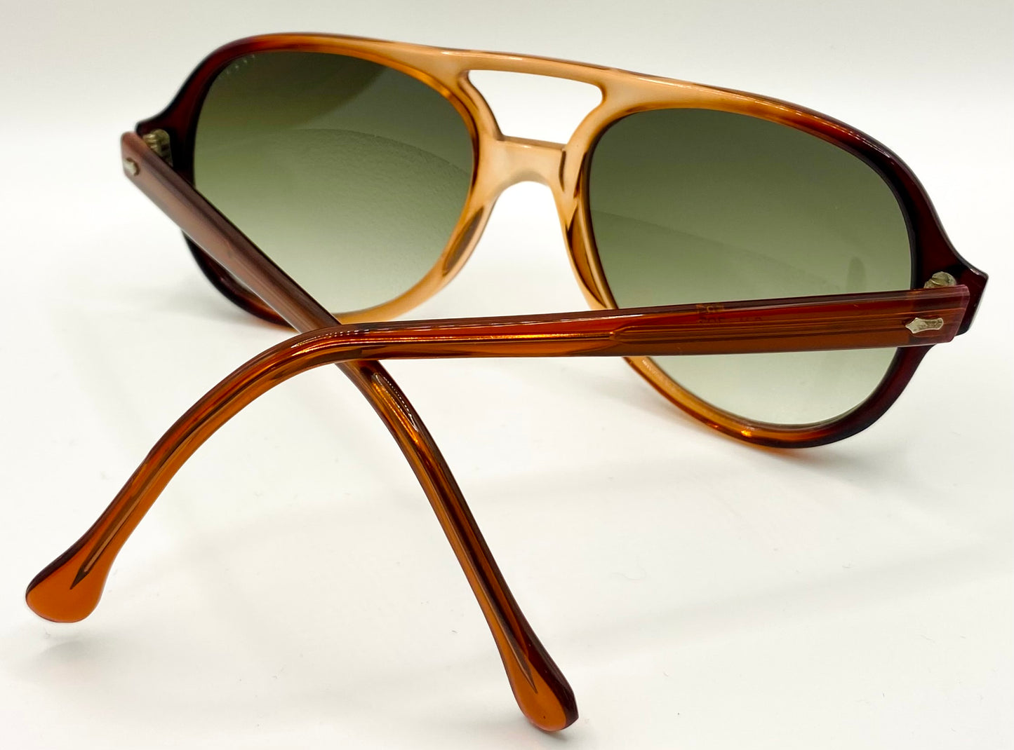 Vintage American Optical Flexi-Fit 6M Z87 Safety Glasses-Deadstock w|New, Custom Gradient Aquamarine Berko’s Designs Lenses