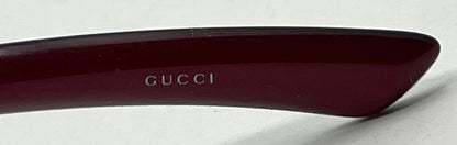 Gucci GG1485/S 8U5 Burgundy Red Y2K Vintage Sunglasses-Deadstock-Italy
