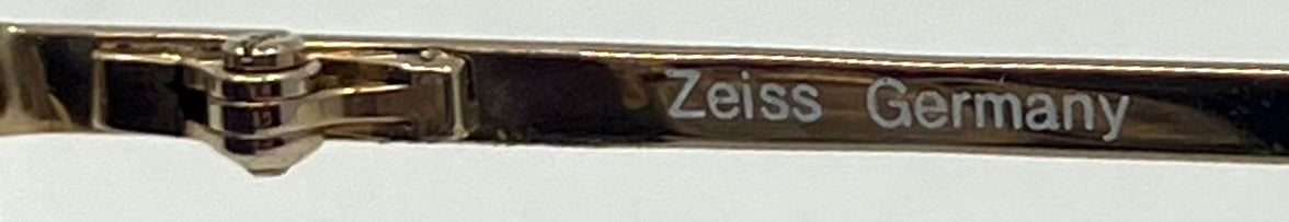 ZEISS Germany 6840 – Vintage Metal Sunglasses-New Gradient Custom Lenses-Unworn