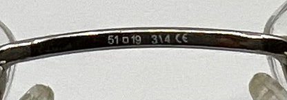 GUCCI GG2692 9B5 Y2K Rimless Oval Frame-Unworn-Made in Italy