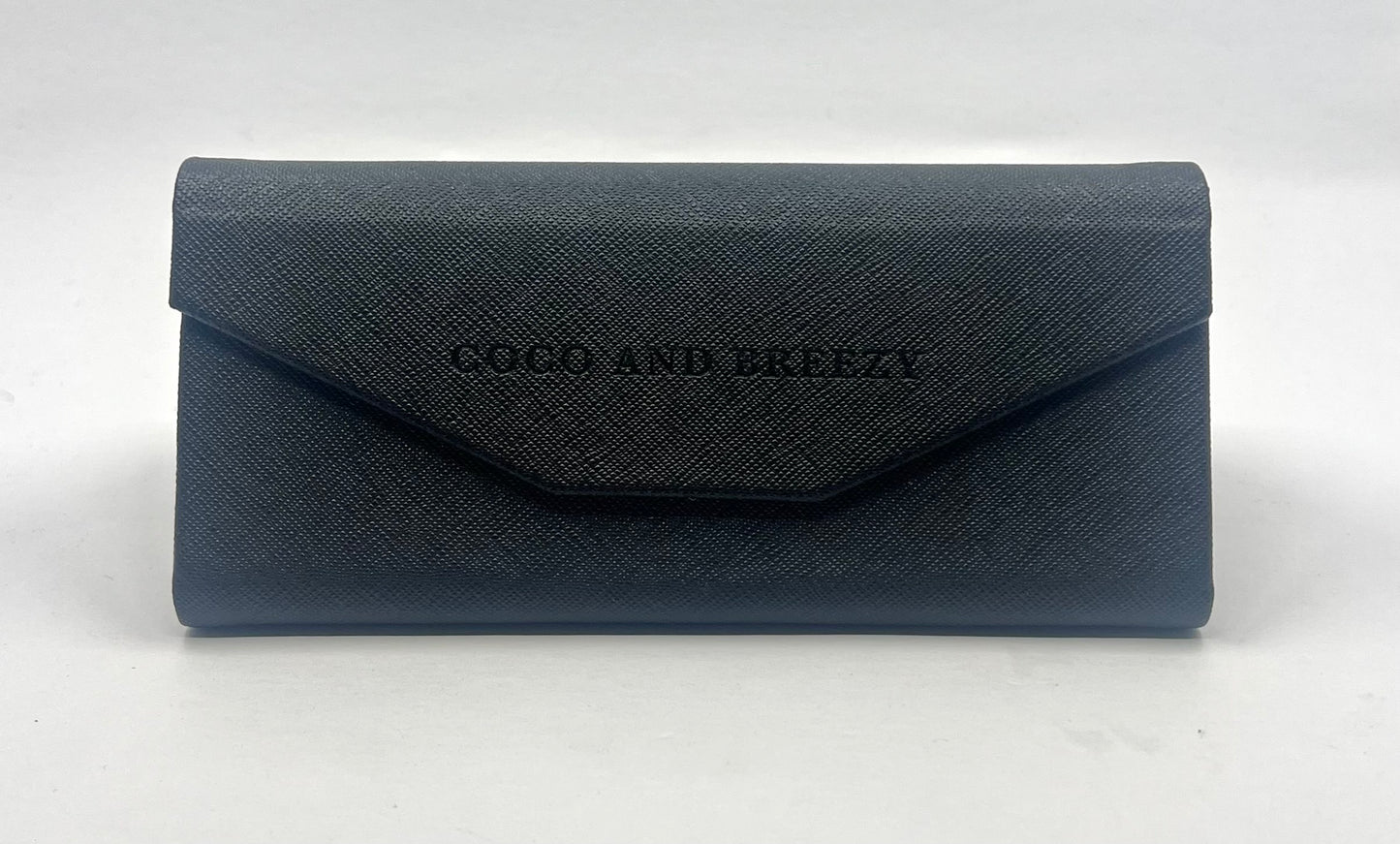 Coco and Breezy CB Inspire 103 Clear Round Sunglasses Grey Gradient Lenses 53-17