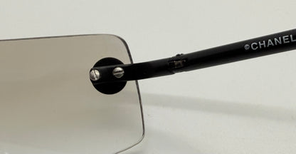 Chanel 4047 C.170/8G Y2K Vintage Sunglasses-Unworn All Original-Rimless-62mm