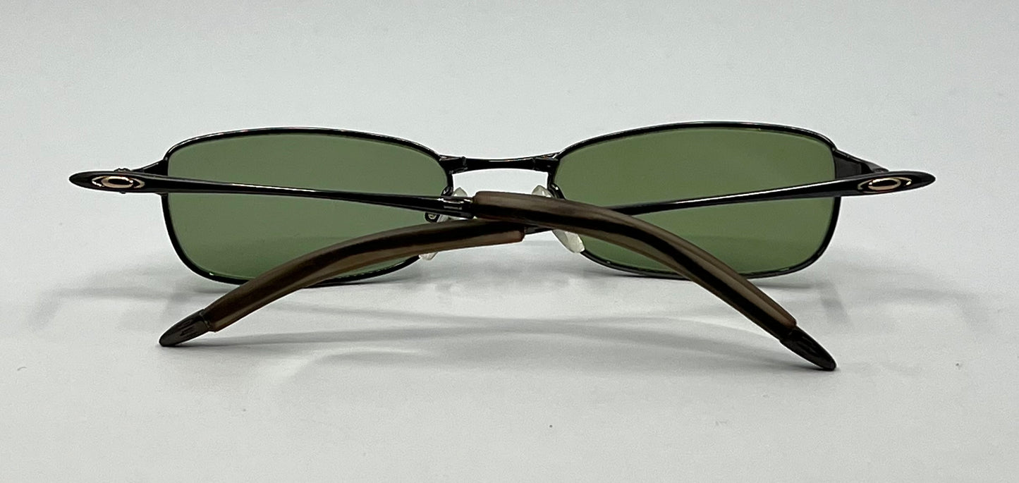 Oakley Straightline 2.0 Vintage Sunglasses-Model 11-729-New Solid Green Tinted Custom Sunglasses-Unworn