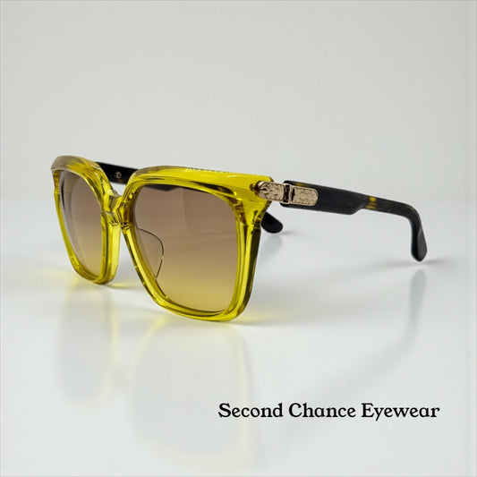 Chrome Hearts SMAKERASS GS-DT Yellow/Tortoise-Zeiss Lenses-Full Kit-New-57mm